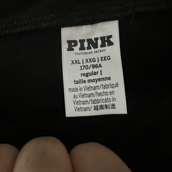 NWT Victorias Secret PINK fold over band leggings size xxl - Picture 2 of 7